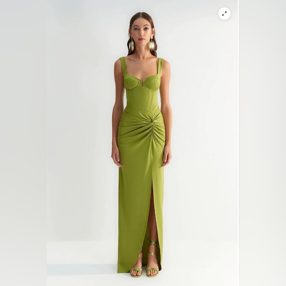WearHause Klarina Dress in Green